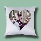 Personalised Soft Cream Love Your Photo In Text Cushion Valentine's Day Gift