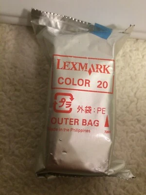 SEALED Compaq Lexmark Color 20 Jetprinter Ink Jet Printer Cartridge - Image 1 of 4