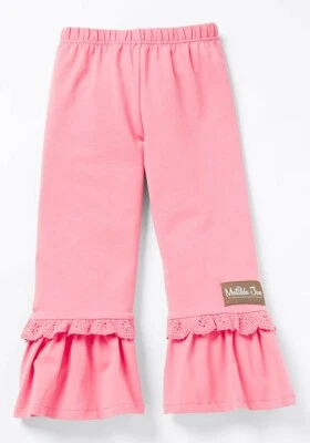 MATILDA JANE Enchanted Garden Fripp Isla Big Ruffle Pants Desert Rose Sz 12 NWT - Image 1 of 4