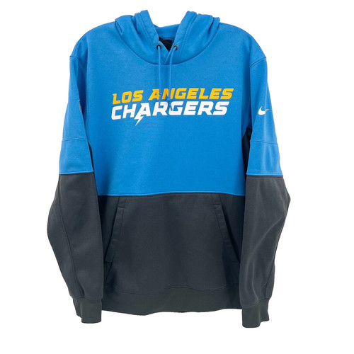 VETEMENTS Felpa con cappuccio NIKE Dri Fit Onfield Apparel adulto taglia M LOS ANGELES LA CHARGERS blu grigio