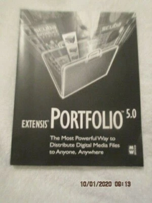 Extensis Portfolio 5.0 USER GUIDE Manual BOOK - Image 1 of 2