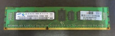 Samsung M393B5270CH0-CH9Q4 4GB 1rx4 PC3-10600 DDR3 240P CL9 ECC DIMM Memory RAM - Image 1 of 3