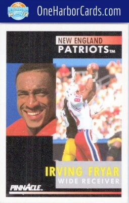 1991 Pinnacle New England Patriots #87 Irving Fryar - Image 1 of 2