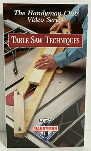 HANDYMAN CLUB SERIES: Table Saw Techniques (VHS) - Picture 1 of 4