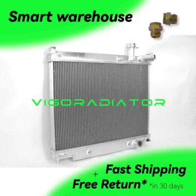 Radiador Vigo de aluminio compatible con Chevrolet Trailblazer EXT 4 puertas 5,3 L 6,0 L 2003-2009 Foto 1 de 4