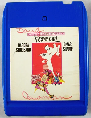 "Funny Girl" Soundtrack, Barbara Streisand, Omar Sharif 8-Track Tape, Tested - Image 1 of 2
