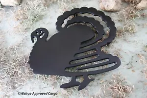 CRATE & BARREL TURKEY TRIVET -NWT- GOBBLE UP CHARMING THANKSGIVING MEAL SERVICE! - Picture 1 of 6