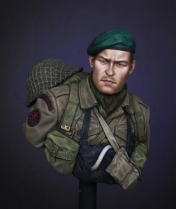 Busto soldado británico modelo soldado resina 1/10 sin pintar 1270GG - Imagen 1 de 1