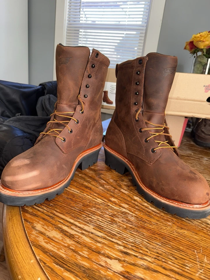 Red Wing Boot 4417 Sz 10.5d Waterproof Insulated Steel Toe
