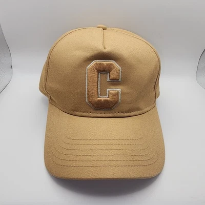 CLEVELAND Guardians Hat Cap Snap Back Tan Brown Logo MLB Baseball Cotton On - Image 1 of 4