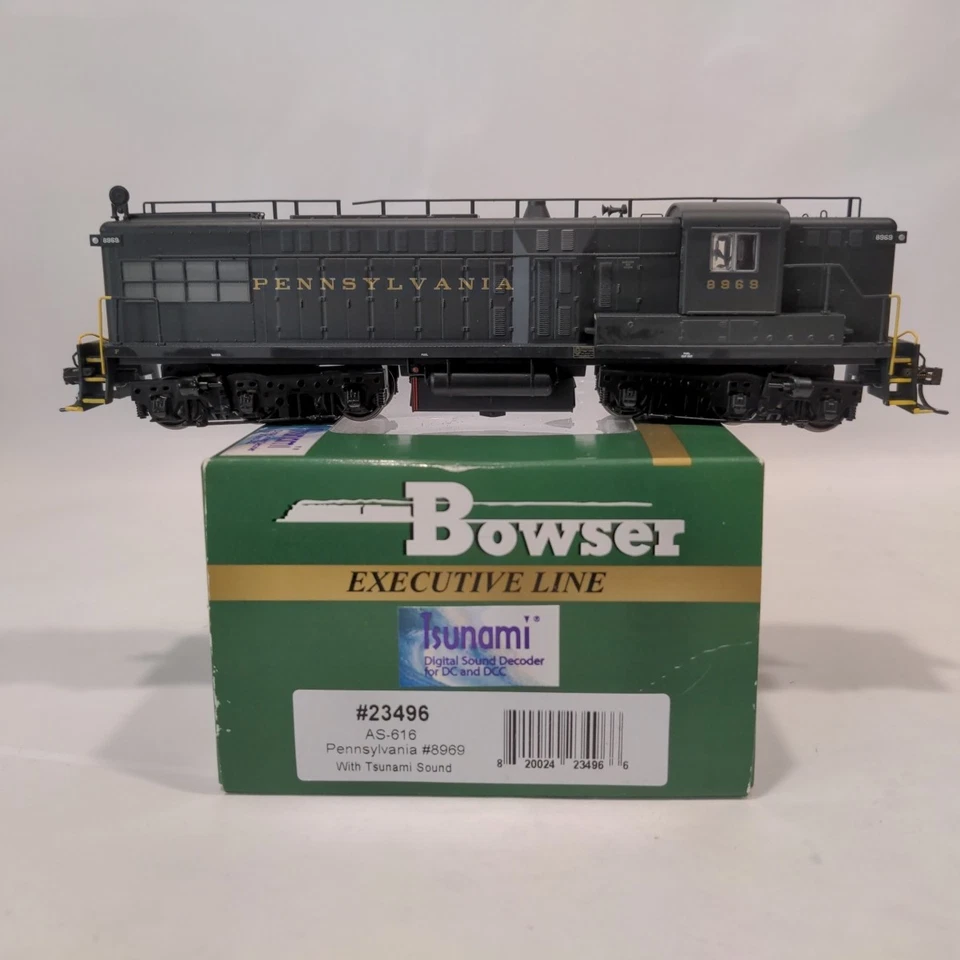Bowser HO Executive Line AS-616 Pennsylvania PRR 8969 w/ DCC & Tsunami Sound - Image 1 of 4