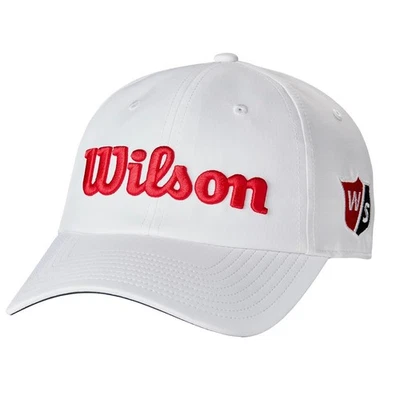Wilson Staff 白色可调节职业帽-美国公开赛 2026 扑克筹码球标带 P — 第 1/3 张图片