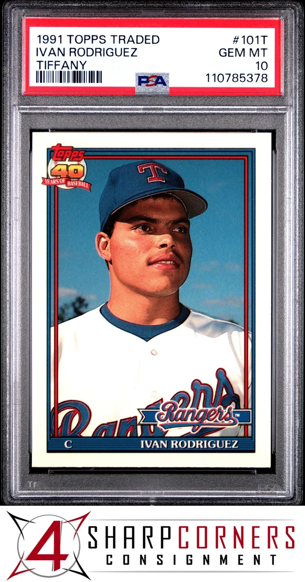 Ivan Rodriguez Grade 10 Baseball Trading Cards & Accessories for