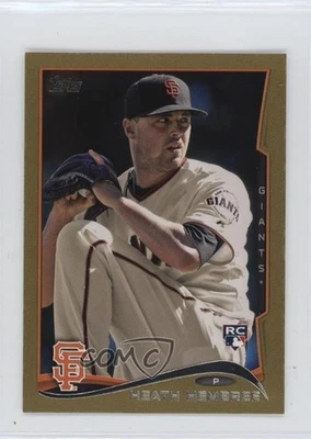 2014 Topps Mini Gold /63 Heath Hembree #249 Rookie RC - Image 1 of 2
