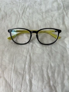 Marco de gafas deportivas Liberty negro/amarillo 49-16-140 monturas solamente - Imagen 1 de 7