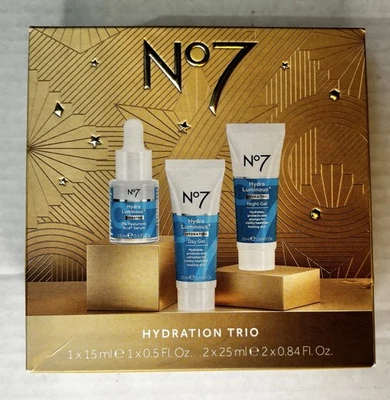 No7 HydraLuminous Hydration Trio Gift Set - Image 1 of 2