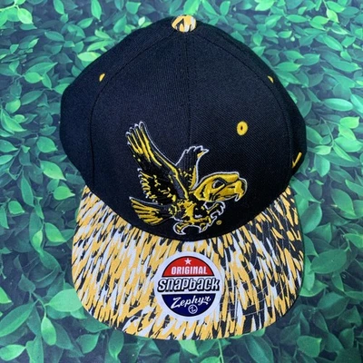 Zephyr Iowa Hawkeyes SnapBack Adjustable Hat Cap Black - Image 1 of 4