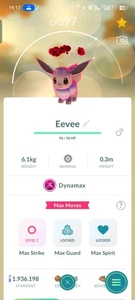 Brillante Gastly Eevee, registrado o ultra amigos, Pokémon Go✨ - Imagen 1 de 1