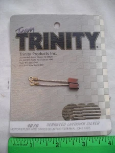 Trinity 4070, Brushes, Serrated Laydown Silver, RC R/C Plane Airplane Boat Car - Picture 1 of 7