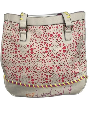 Bolso de compras de diseñador Desigual material de lona fuerte bolsillos interiores usado en excelente estado Foto 1 de 4