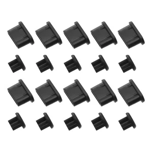 10 Paia Spina Antipolvere Jack Cuffie Cover Silicone per Porta Dispositivo - Foto 1 di 12
