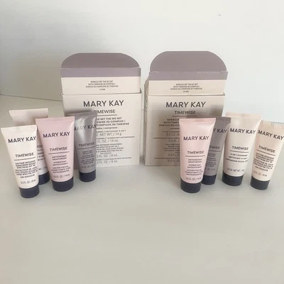 Lot 2 Mary Kay TimeWise On The Go 3D Miracle  4 Piece Set 217455 05/25 New READ - Image 1 of 4