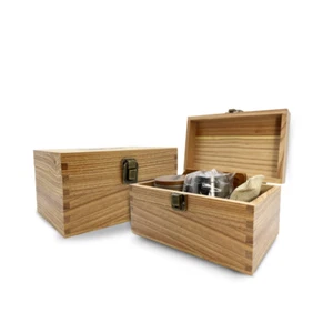 Stash Box with Accessories Durable Cherry Wood Stash Box by Kashmir - Picture 1 of 6