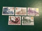 SG 1611-1614 Castle High Value Stamps Harrison Plate £1-£5 (5 Stamps) Perf 15x14