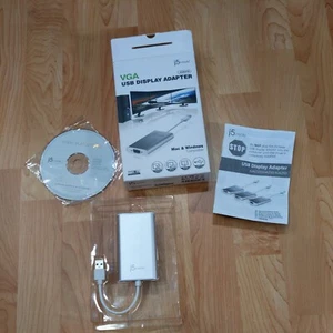 J5Create USB to VGA Display Adapter JUA210 open box - Picture 1 of 7