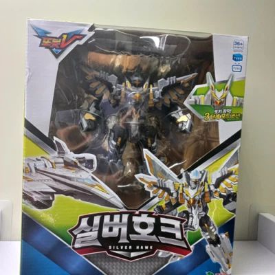 TOBOT V SILVER HAWK King of Sky Jet-plane Transforming Robot Figure - Image 1 of 2