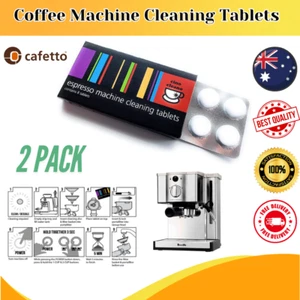 8 16xCINO CLEANO Coffee Machine CLEANING TABLETS Espresso Coffee Machine Cleaner - Picture 1 of 9
