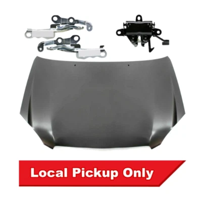 New Primed Steel Hood w/ Hinges & Latch Set For 2003-2008 Toyota Corolla - Image 1 of 4