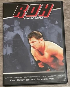 ROH The Phenomenon Continues: The Best Of AJ Styles Vol. 2 DVD Ring Of Honor WWE - Foto 1 di 2