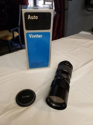 Lente zoom de montaje fijo automático Vivitar 85 mm-205 mm f3,8 para Minolta SRT y SR Foto 1 de 3