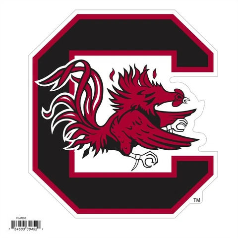 South Carolina Gamecocks 8" Magnet Outdoor Rated Vinyl Auto Fridge NCAA College Cover