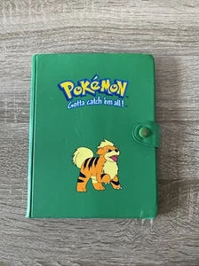 Pokemon Binder - Growlithe, Green - Vintage Rare - Picture 1 of 5