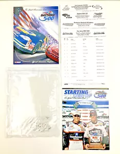 Daytona 500 2002 programa oficial de recuerdos en manga + alineación inicial - Imagen 1 de 12