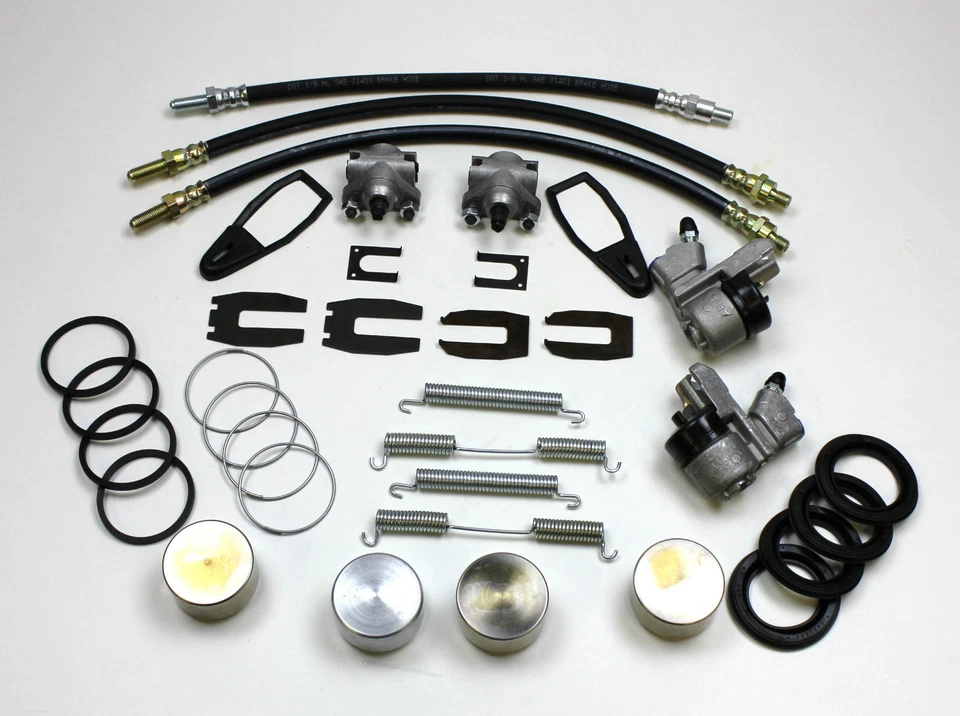 JUEGO DE REVISIÓN DE FRENOS MORGAN PLUS CUATRO (+4) Y CUATRO CUATRO (4/4) 1979 - 1985 Foto 1 de 1