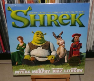 SHREK SOUNDTRACK GREEN LP SMASH MOUTH ALL STAR EDDIE MURPHY I'M A BELIEVER - Picture 1 of 6