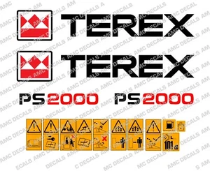 Terex PS2000 Dumper Aufkleber - Bild 1 von 1