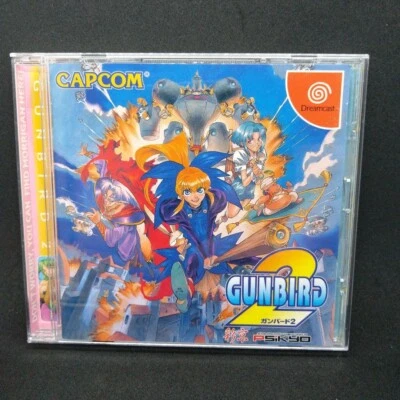 DreamCast DC Gunbird 2 Shooter Video game software Japanese ver. Capcom USED - Image 1 of 4