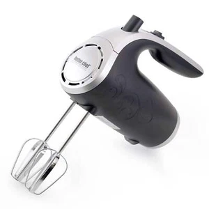 5-Speed 150-Watt Hand Mixer Black w/ Silver Accents - Picture 1 of 1