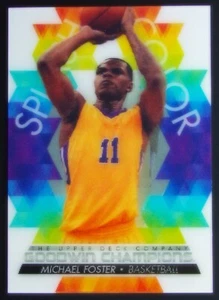 2022 UD Goodwin Champions Michael Foster Splash Color 3-D Lenticular Card #LS-MF - Bild 1 von 7