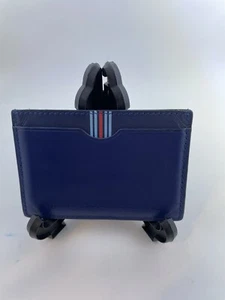 Portatarjetas de crédito Williams Martini Racing Hackett London cuero azul - Imagen 1 de 9