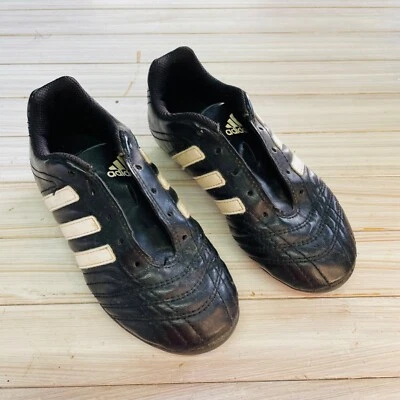 Boys Black Adidas Soccer Shoes Cleats Football Shoes US Size 12 kids - Image 1 of 4