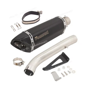 Sistema de punta silenciador de tubería de eslabón medio de escape de fábrica 17-20 para Aprilia Tuono 1100 V4 - Imagen 1 de 12