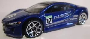 Hot Wheels 2017 Acura NSX blue 1/64 scale loose - Picture 1 of 8