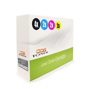 10x MWT Toner F Sleeve R Xerox Phaser 6510 DN Dni Dnis 'N NS 5.5K Black + 4.3K - Picture 1 of 3