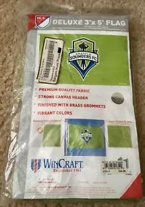 Seattle Sounders FC Flag Soccer 3x5ft - Picture 1 of 4