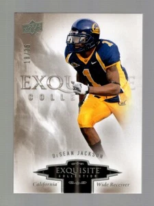 Exquisite Desean Jackson 2010 cubierta superior #/35 Cal Bears #28 - Imagen 1 de 1